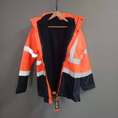  Hi Vis Coat /jacket /Vest Cole 3in 1 size Large