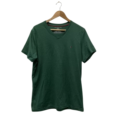 Tommy Hilfiger men’s Green tshirt SMALL