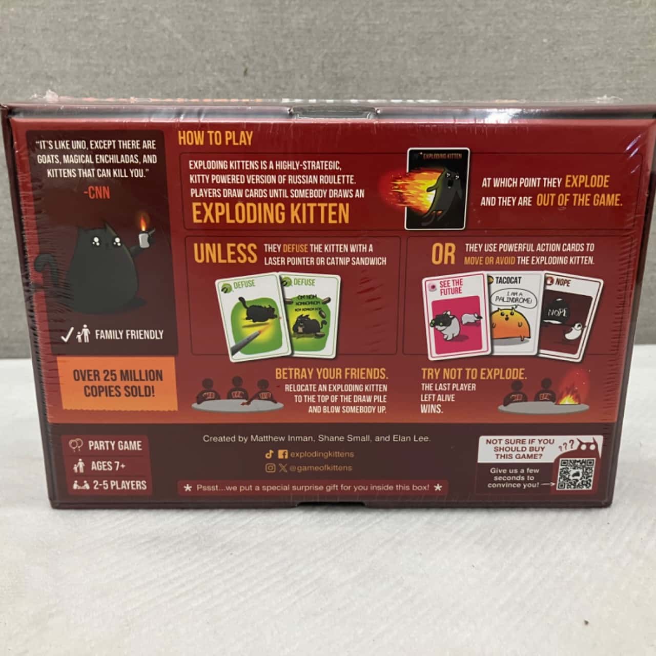 Exploding Kittens original edition card game(s)