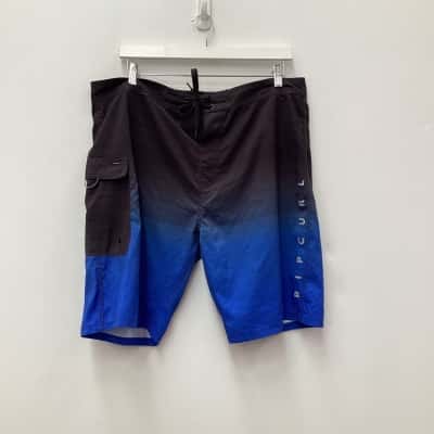 Rip Curl Mens  board short Black  / Blue /White size 38