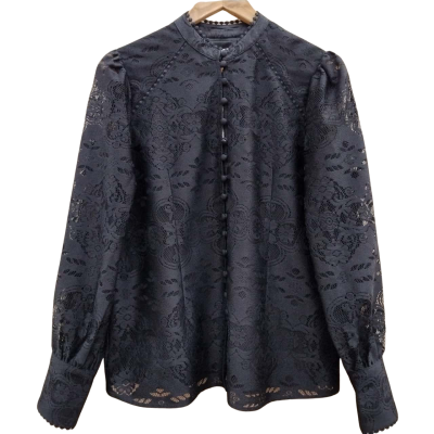 Review Womens Size 10 Blouse Black (4)