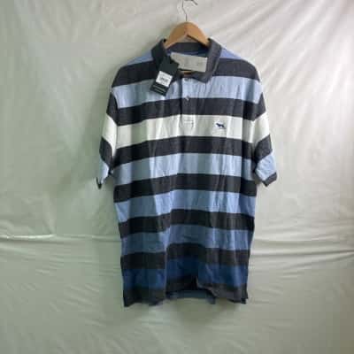 Rodd & Gunn Mens Size XXL Polo Shirt Blue / Grey / Navy Blue BNWT