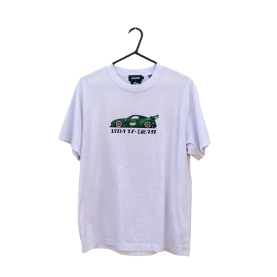 Mens Liberty Walk Size M Short Sleeve Shirt White / Black  / Green / Red 