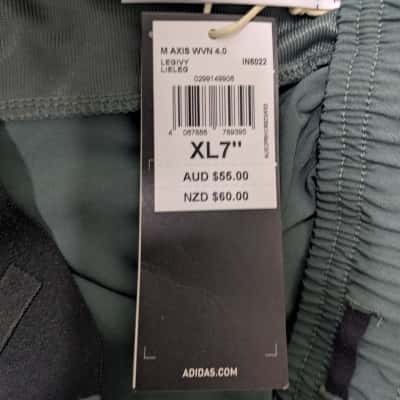 Adidas Mens Size XL Green Shorts BNWT