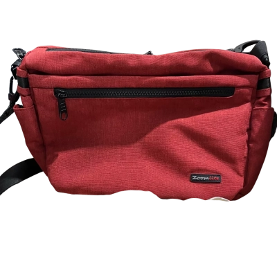 Zoomlite  Womens Cross Body Bag Black  / Red 