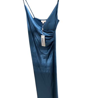 Forcast Boutique Womens  Size 8 Draped/ Midi Dress Blue 