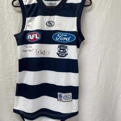 Cats On-Field Mens Size XS Signed Jersey Multicoloured / Striped 