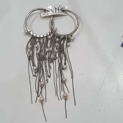 Sliver Coloured Womens Earrings