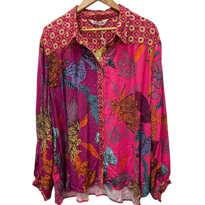 Virtuelle ‘Colour Me Happy’ Natural Flower Mix Geo Shirt Size 24