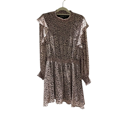 Decjuba Womens  Size 14 Animal print Ruched Bodice  NWOT