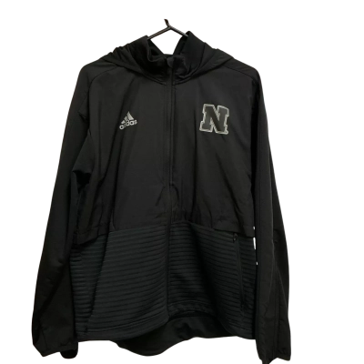 Adidas Mens  Size M Hood Jacket Black  