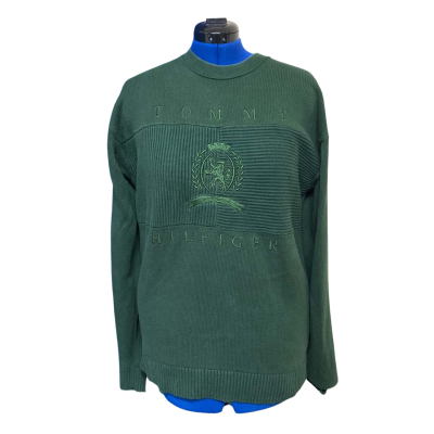 Tommy Hilfiger Mens Green Jumper Size L