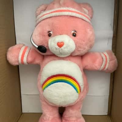 Pink Cheer Bear Care Bears Singing Animated Fit ‘N Fun Work Out Plush (B28)