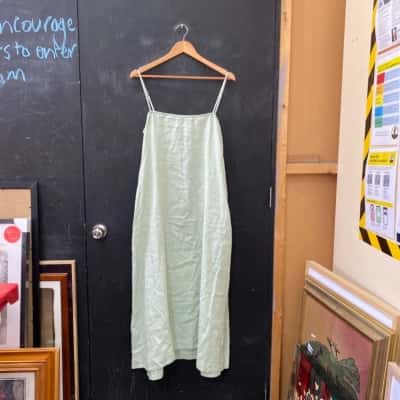Assembly Label Size 10 Casual Dress Green 