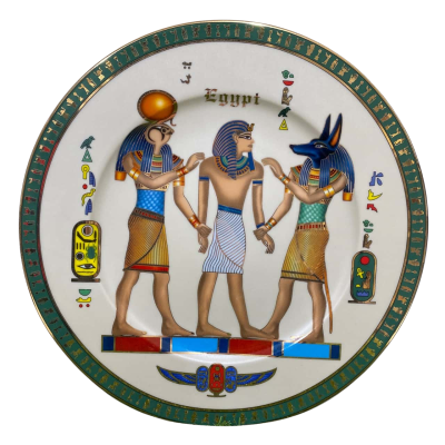 Fathi Mahmoud Sculpture Egypt Plate