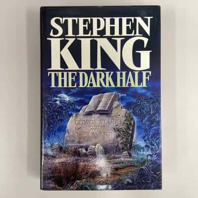 Stephen King – The Dark Half – First UK Edition 1989 - Hardcover with Dust-Jacket - Published by Hodder and Stoughton