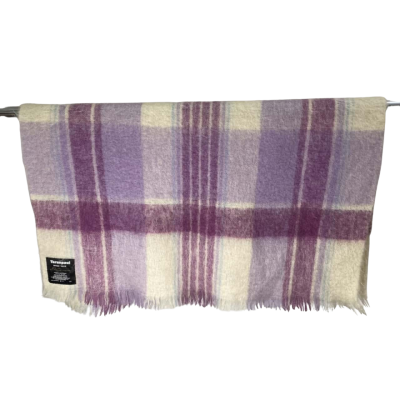 Onkaparinga Taranpaul Purple Mohair Throw 