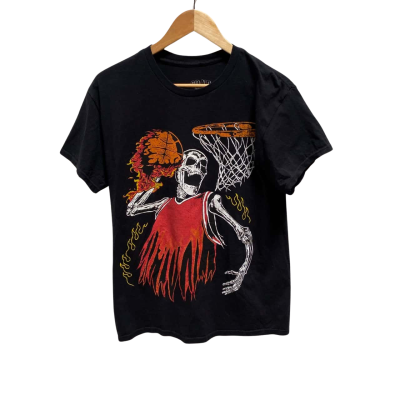  Mens  Size M Short Sleeve Shirt Black  