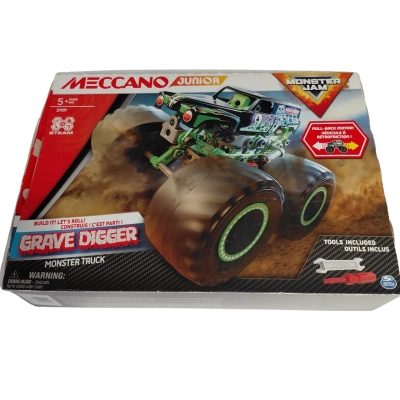 Meccano Junior Monster Jam Grave Digger Set