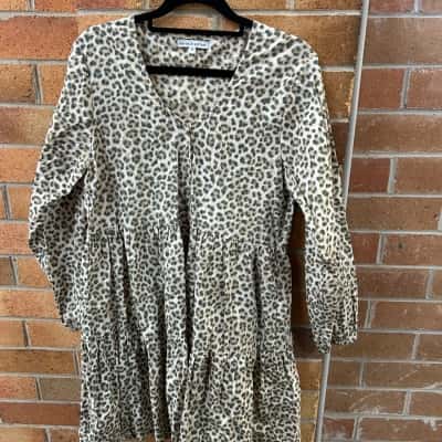 Cartel & Willow Womens  Size M Mini Dress Animal print 