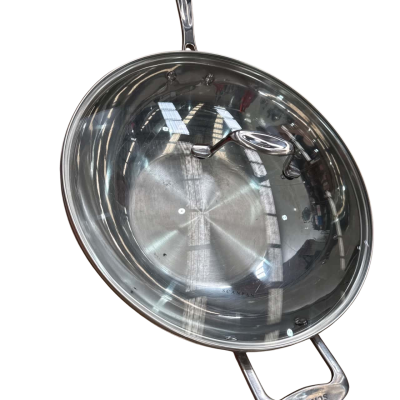 Scanpan stainless-steel sauté pan with lid 