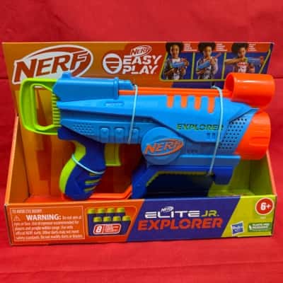 Nerf Elite Jr Ultimate Starter Set 2 Easy Play Toy Foam Blasters 15 Darts Play