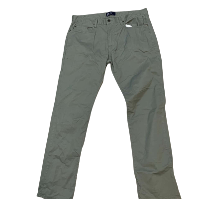Gap Mens  Size 34 x 30 Straight Leg Pants Green 