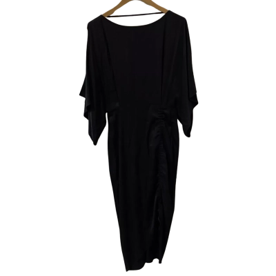 Blessed Are The Meek Womens  Size 8 Midi Dress Black  