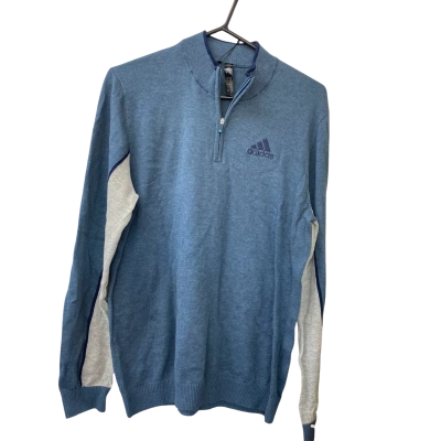 Adidas Mens Blue Jumper Size S 