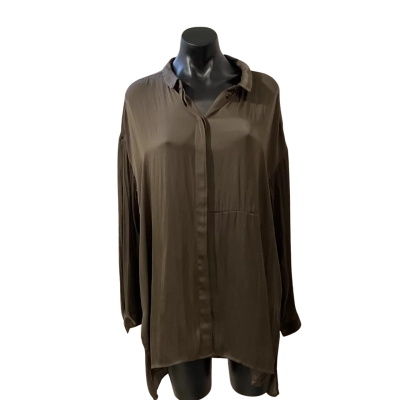 ELK Womens  Size 16 Blouse / Long Sleeve Top Brown 
