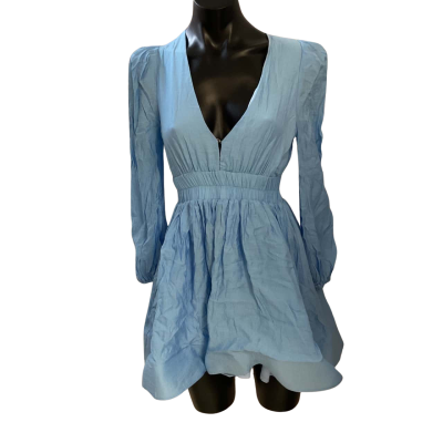 Billy j  Womens  Size 6 Babydoll Dress Blue 