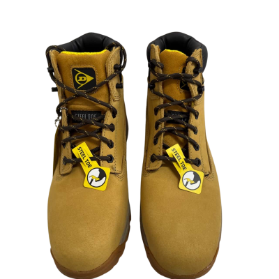 Dunlop Mens  Size 9.5 Beige work boots 