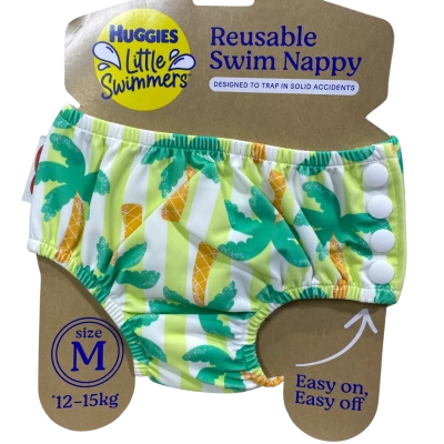  Huggies Little Swimmers Size M Reusable Swim Nappy