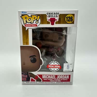 Funko Pop! Michael Jordan Chicago Bulls NBA! Vinyl #126 Special Edition