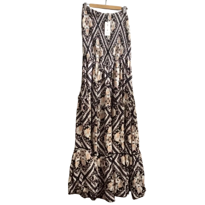 Starling Reine Womens  Size S Strapless Dress Black  / Orange / Pink  