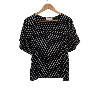 Veronika Maine Womens  Size 10 Black  / Pattern / White 