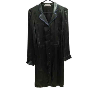 Just In Case  Womens  Size 38 / S Olive Silk Dress