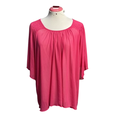 Katies Womens  Size L Blouse Pink  