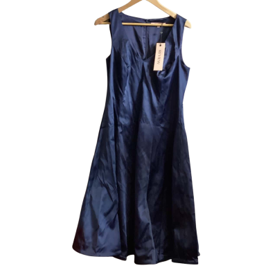 Review Womens  Size 14 Navy Blue Dress