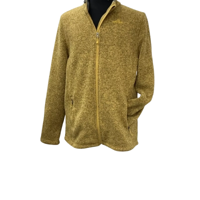 Kathmandu Mens  Size XL Knit Jacket Mustard Zip Up
