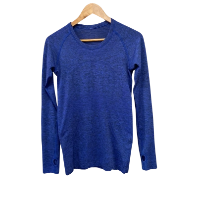 Lululemon Womens  Size XS Long Sleeve Top Blue 
