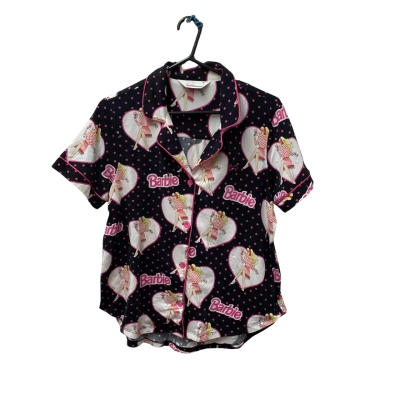 Peter Alexander Barbie 2 piece Womens PJ's - Size M - 95% Cotton