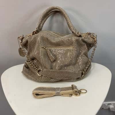  Elite Womens Large Handbag / Shoulder Bag Man made leather Animal print 