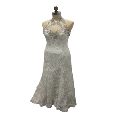  Womens Wedding Dress Size 10  White 