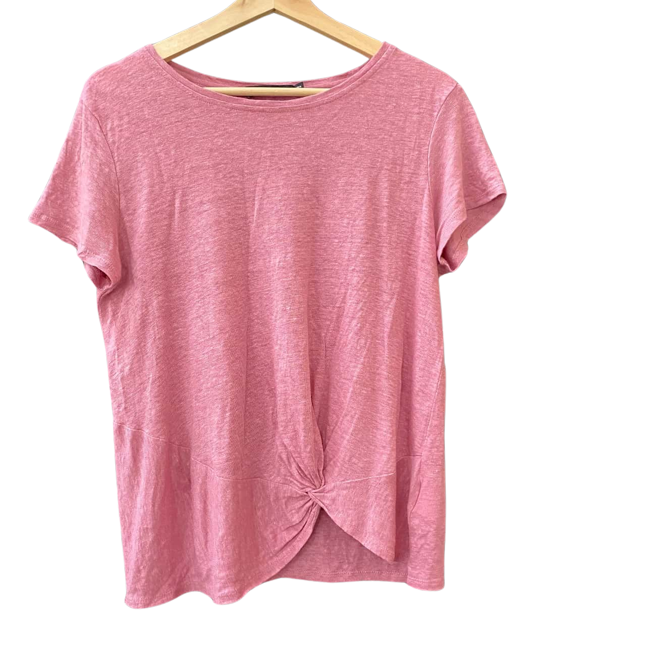 Sportsgirl 2 x Size M Linen T shirts Pink & Blue(s)
