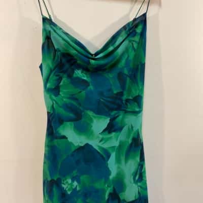 BNWT RUNAWAY Womens  Size L CALISTA Green SIENNA DRESS