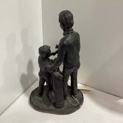 Golf-Cold-cast Bronze Fine Art Sculpture Jeanne Rynhart