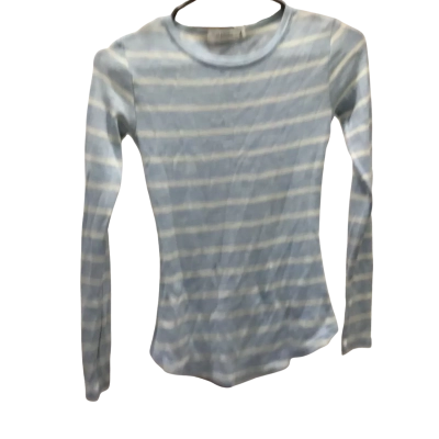 Glassons 100% Merino Blue Striped Top Size 8 