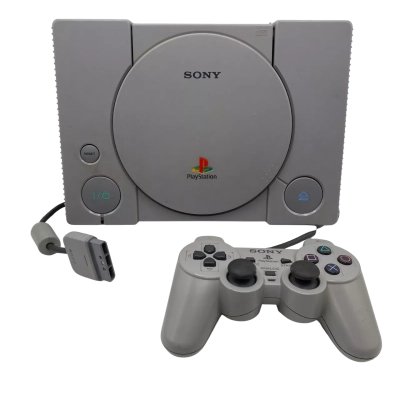 Playstation 1 Console w/  1 Controller + 1 Memory Card