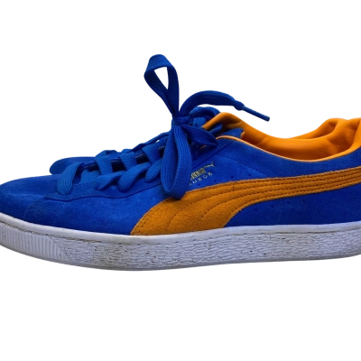 Puma Mens Shoes Size 10 / 9 Blue / Orange 